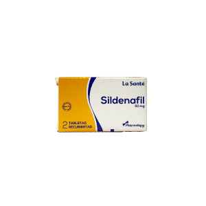 SILDENAFIL 50 MG CAJA X 2 TABLETAS LA SANTE